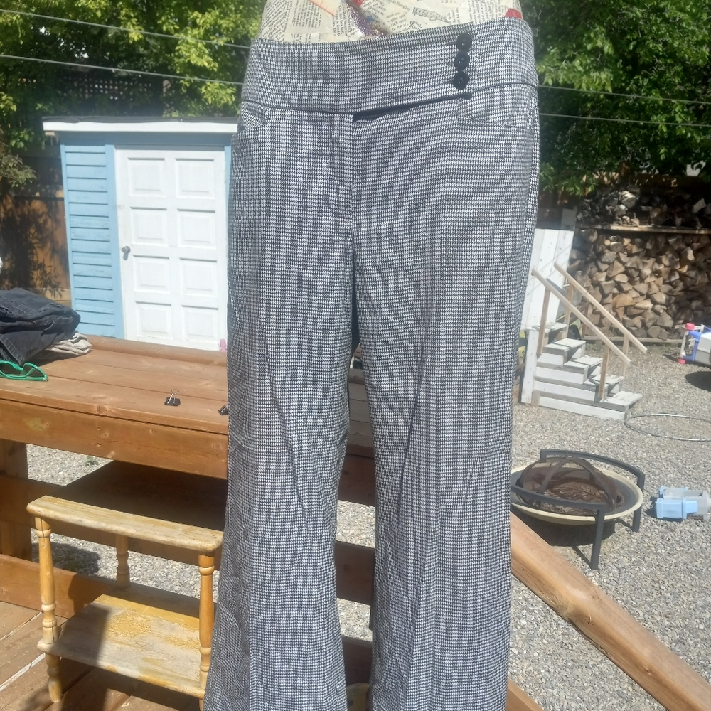 Houndstooth dress pants